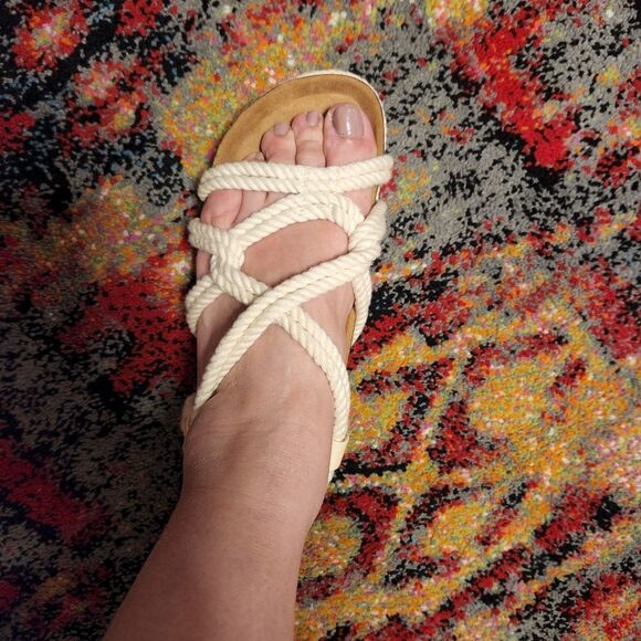 Pull&Bear rope flat Espadrilles - Picture 1 of 8